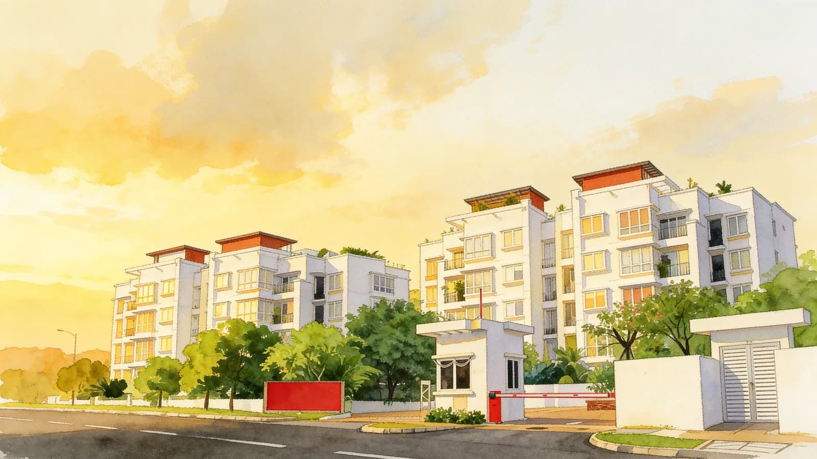 Duchess Manor, a 5-storey condominium. Illustration is AI-generated.