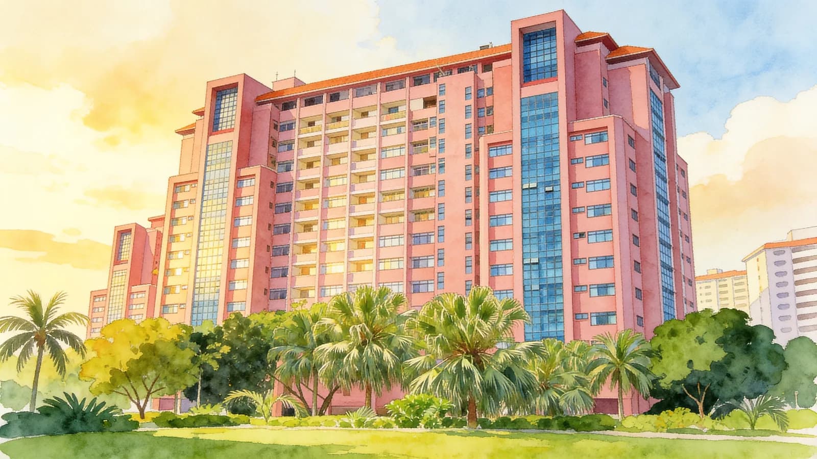 Leonie Gardens, a condominium in River Valley. Illustration is AI-generated.