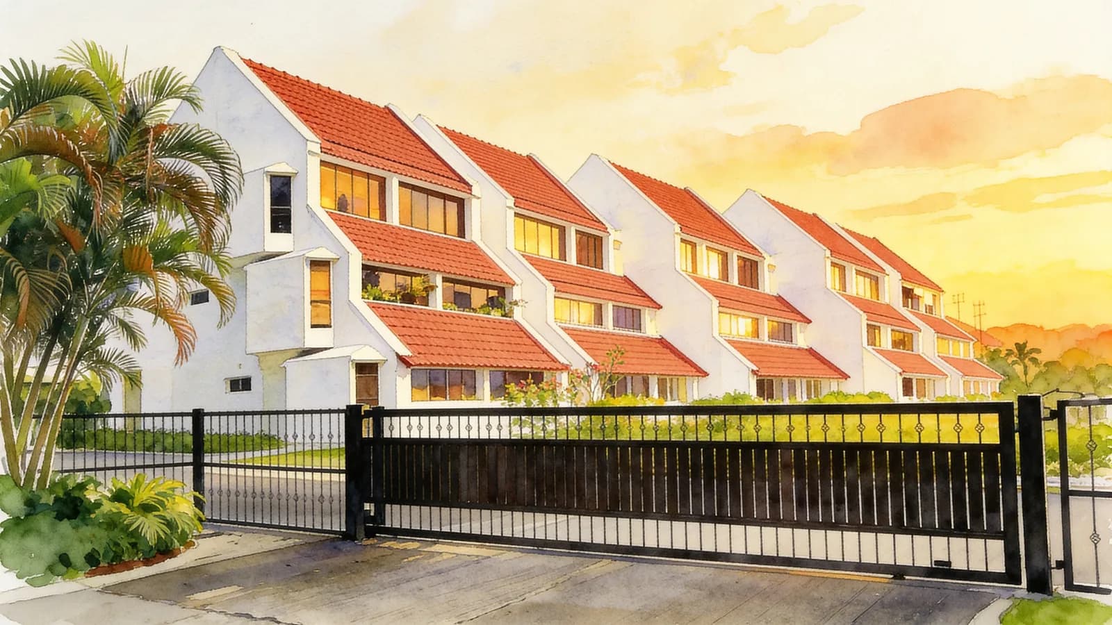 Dynasty Garden, a condominium in Bukit Timah. Illustration is AI-generated.