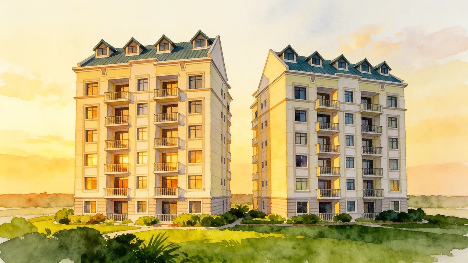 Euro-Asia Park, a 7-storey condominium in Toa Payoh. Illustration is AI-generated.