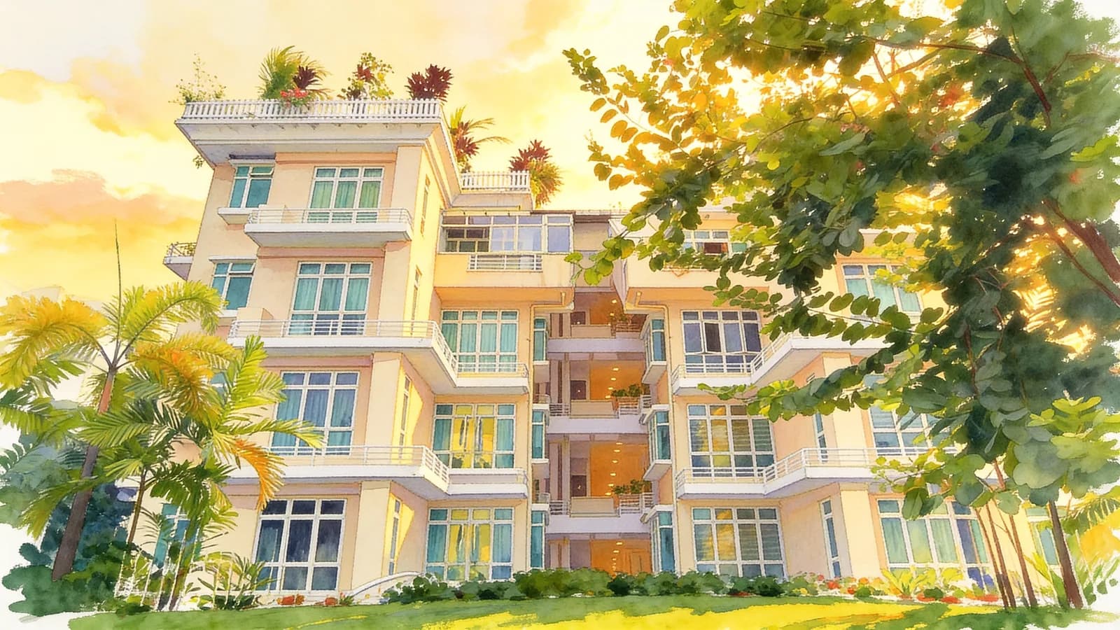 Sommerville Loft, a condominium in Serangoon. Illustration is AI-generated.