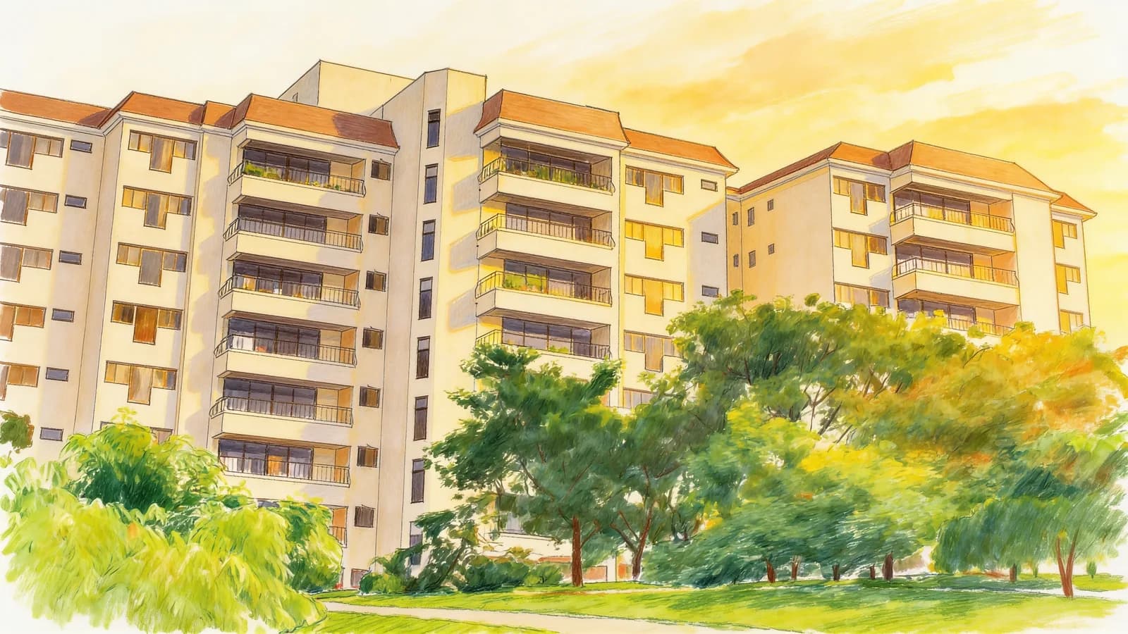 The Beaumont, a condominium in River Valley. Illustration is AI-generated.