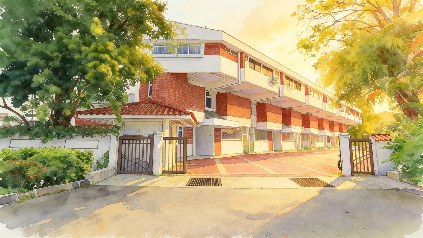 Fernhill Court, a condominium in Tanglin. Illustration is AI-generated.