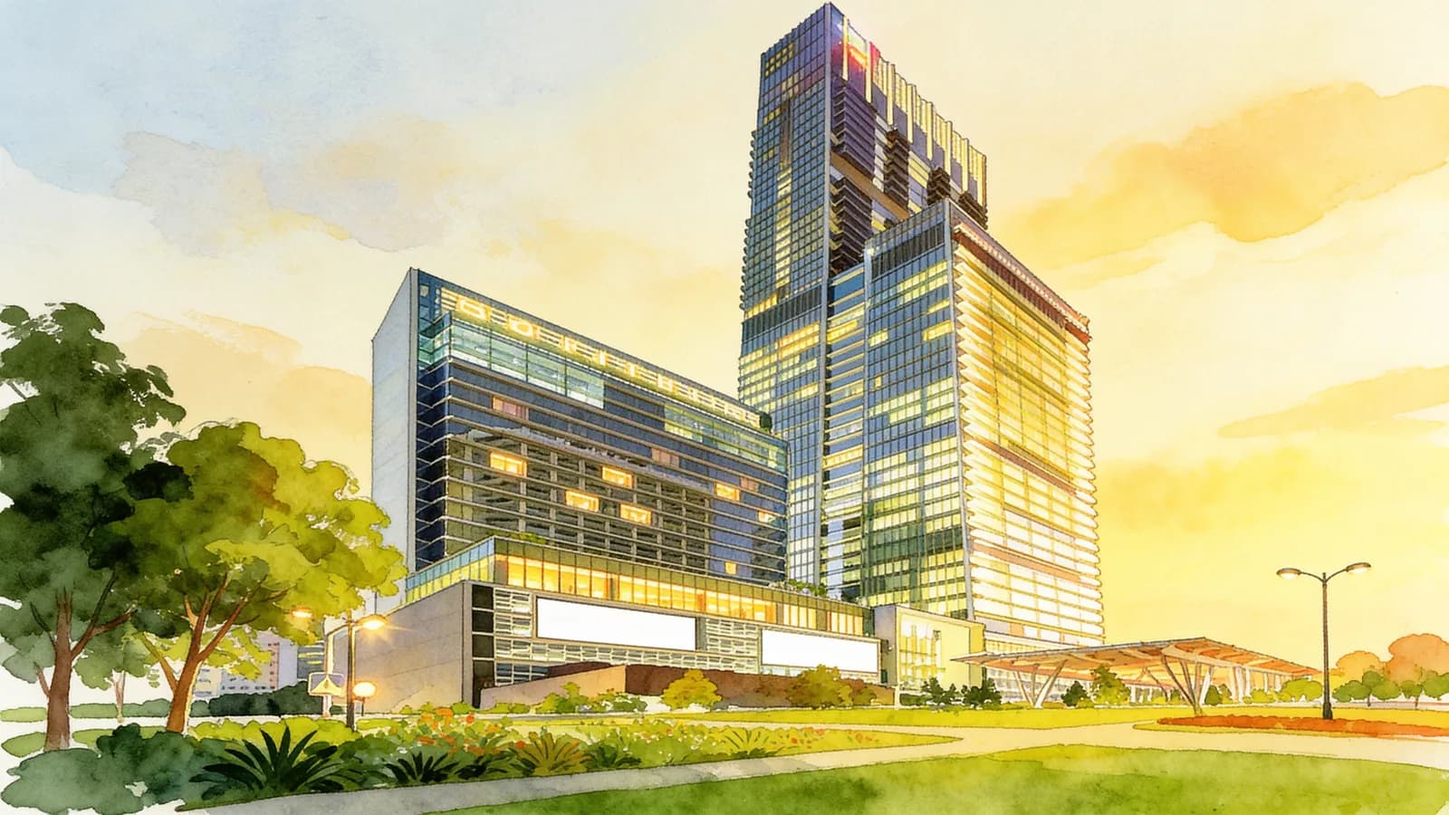Wallich Residence, a 61-storey condominium in Downtown Core. Illustration is AI-generated.