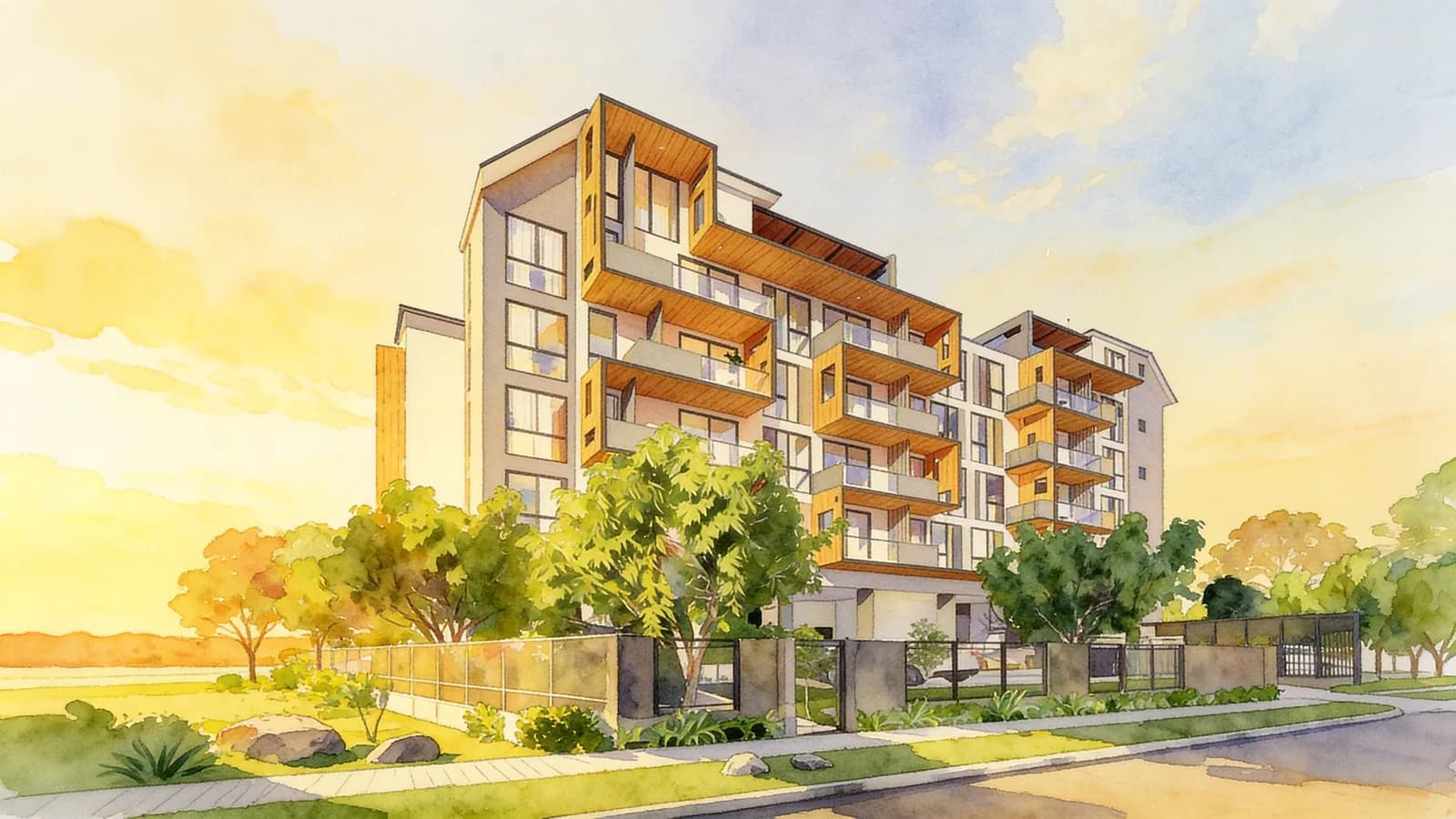 Rymden 77, a 5-storey condominium in Bedok. Illustration is AI-generated.