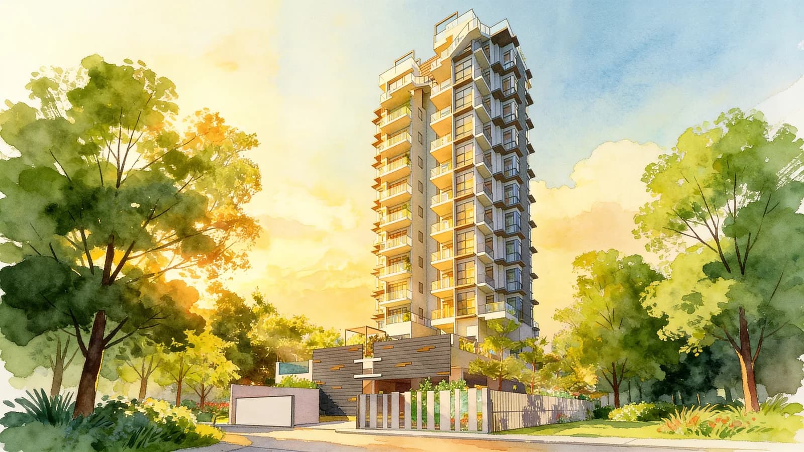 Levenue, a condominium in Bedok. Illustration is AI-generated.