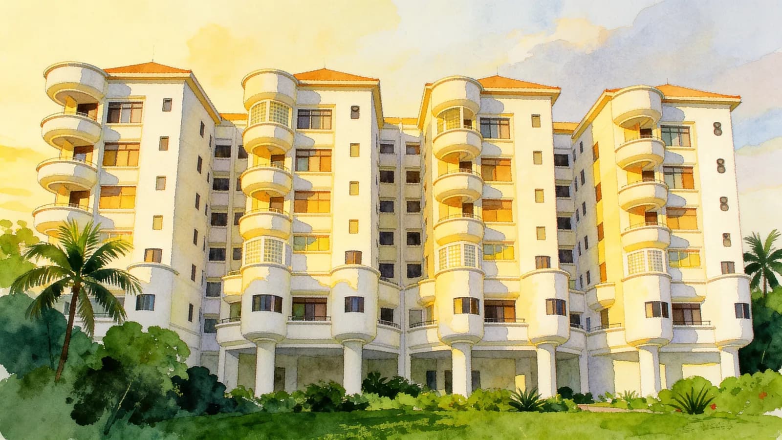 The Balmoral, a condominium in Tanglin. Illustration is AI-generated.