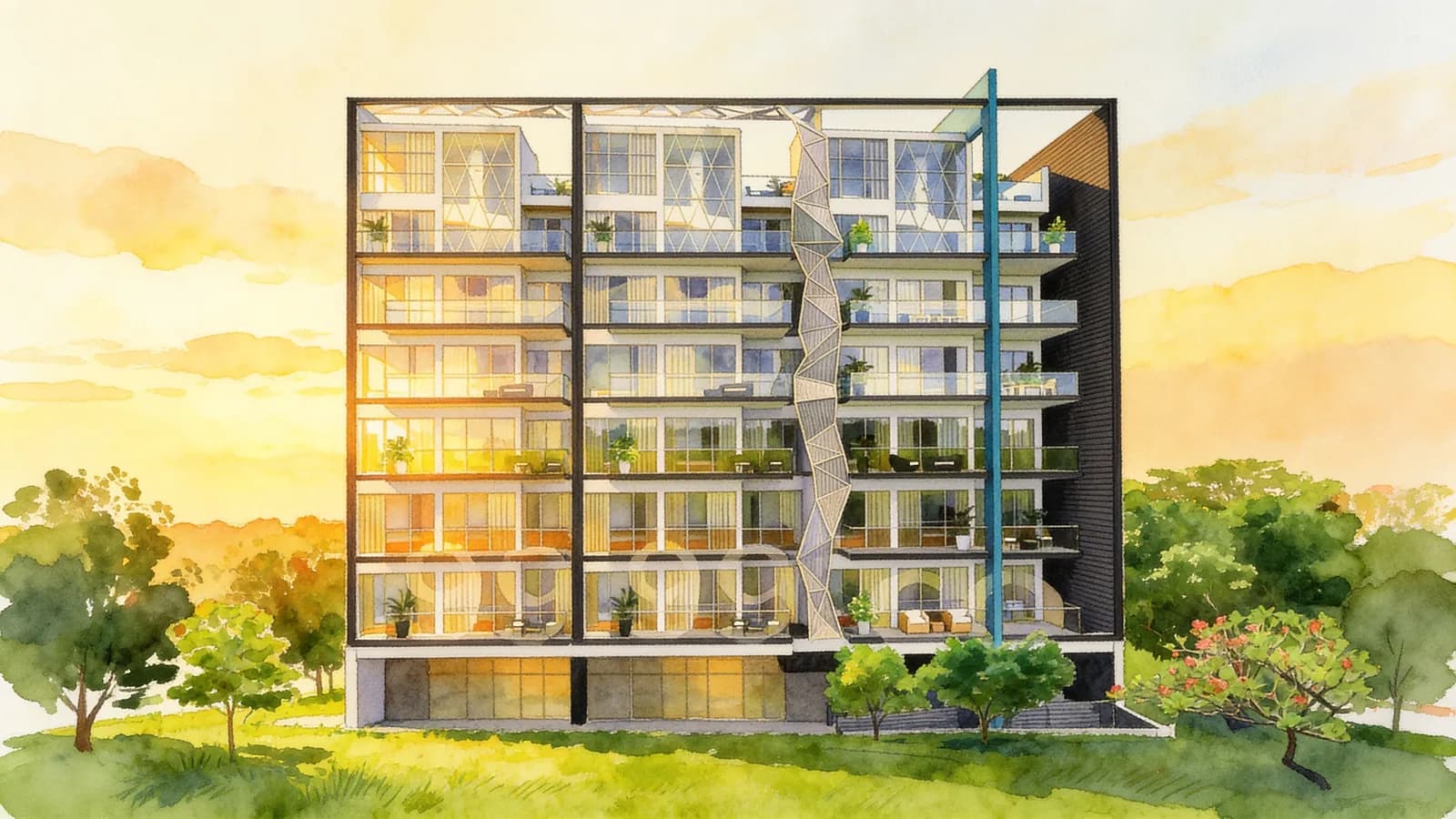 28 Imperial Residences, a condominium in Geylang. Illustration is AI-generated.