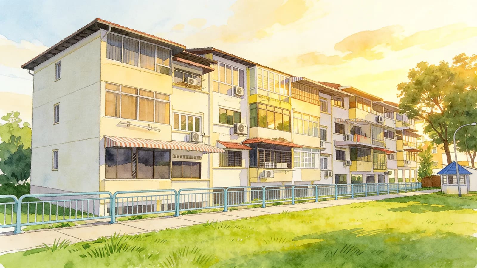 Novena Hill, an apartment in Novena. Illustration is AI-generated.