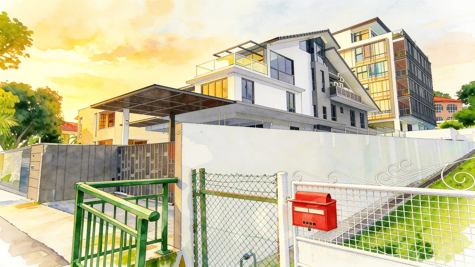 Duchess Royale, a condominium in Bukit Timah. Illustration is AI-generated.