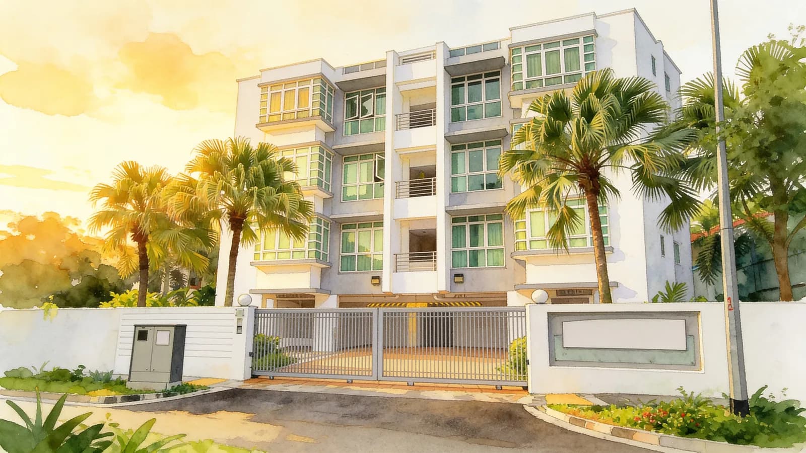Treasure Loft, a condominium in Novena. Illustration is AI-generated.