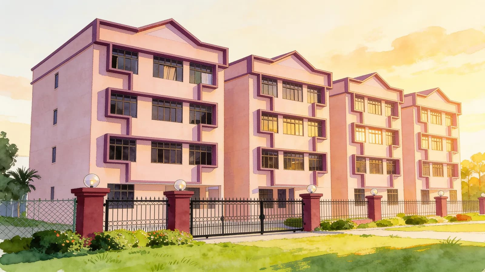 Ji Xiang Court, an apartment in Bedok. Illustration is AI-generated.