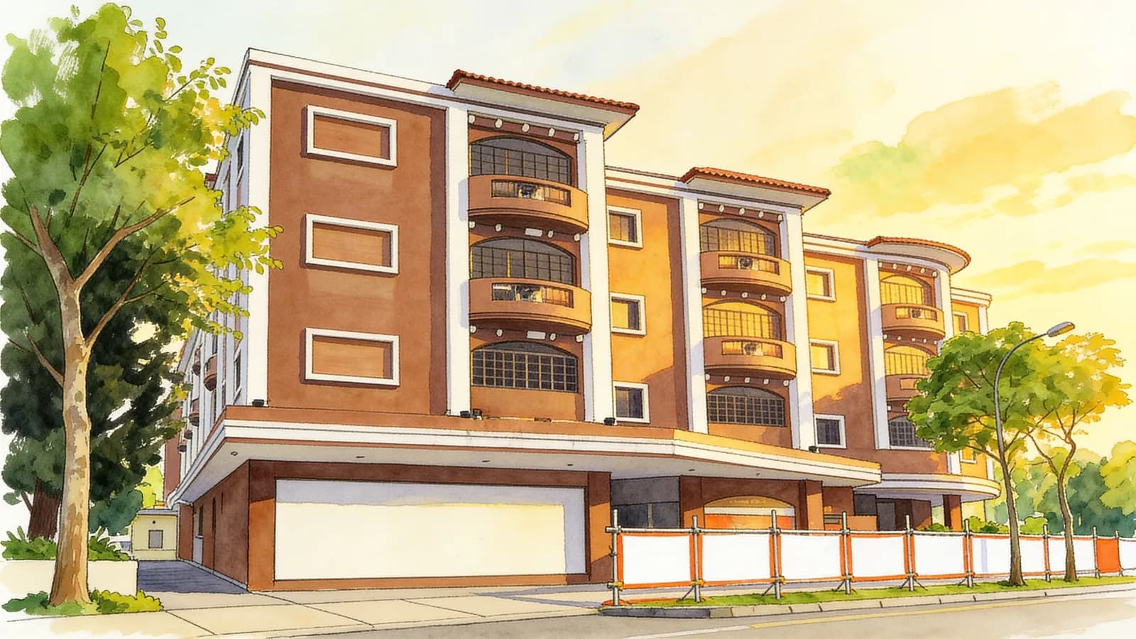 Alocassia Apartments, a condominium in Tanglin. Illustration is AI-generated.