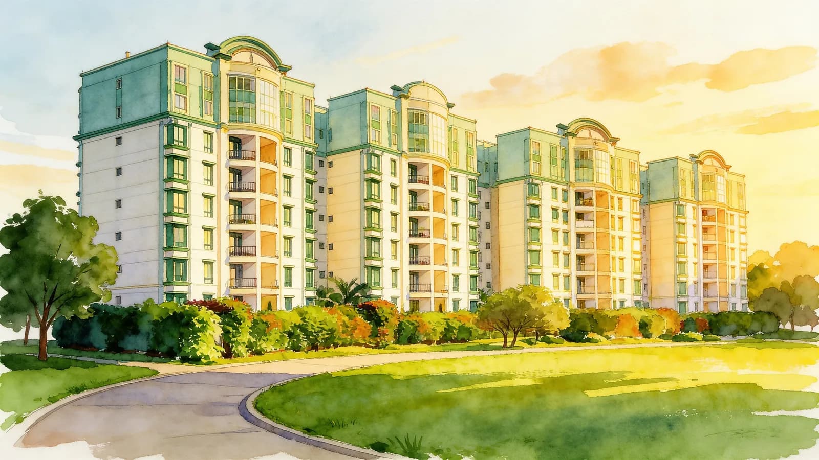 Parc Palais, a condominium in Bukit Batok. Illustration is AI-generated.