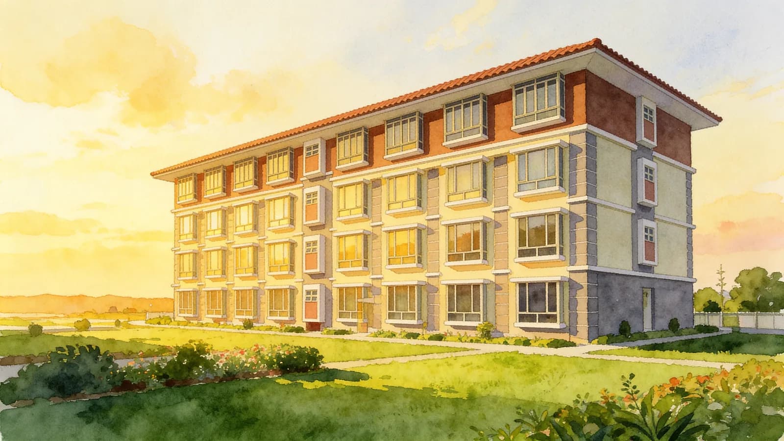 The Beccagayle, an apartment in Bedok. Illustration is AI-generated.