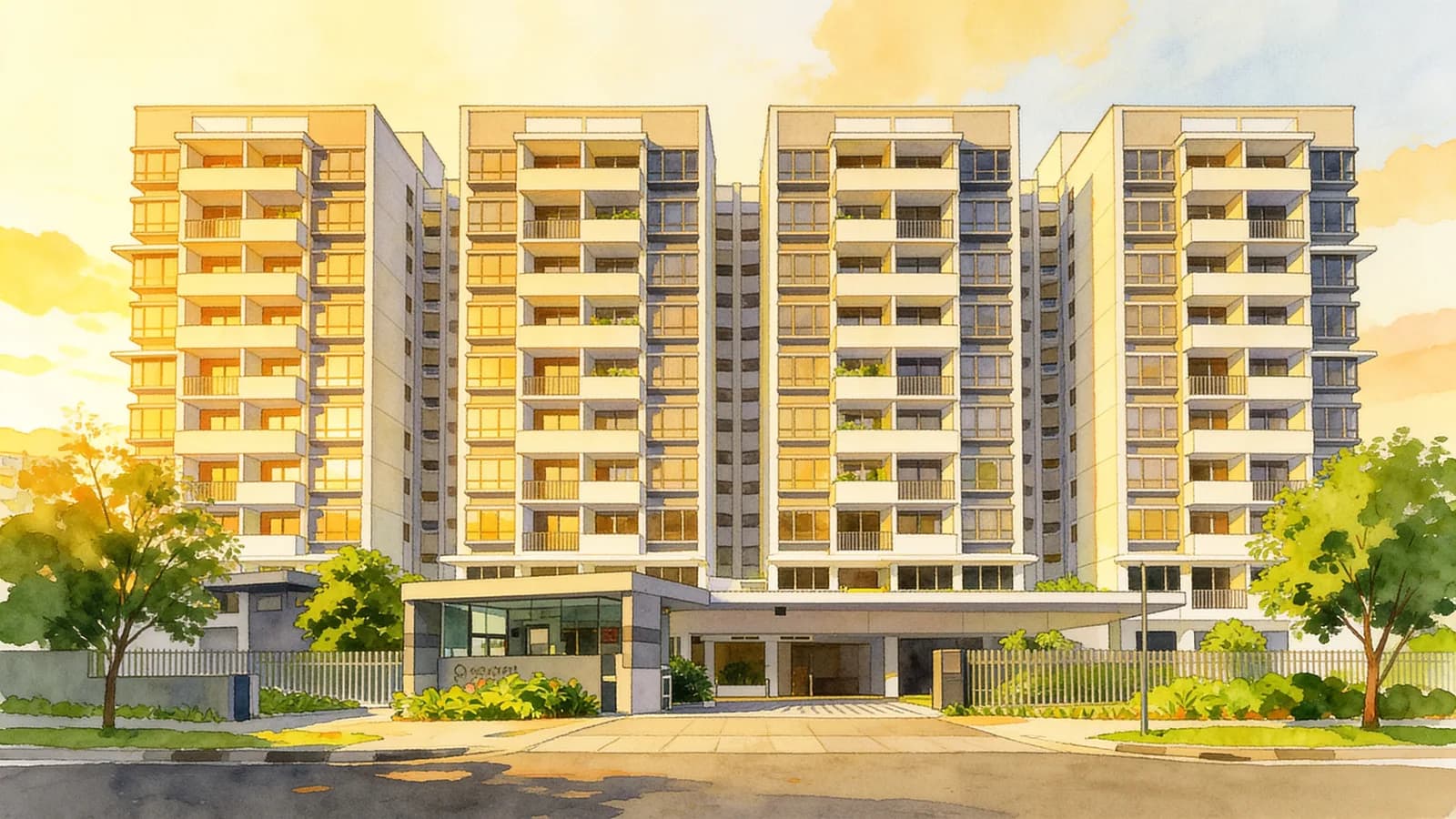 8 @ Woodleigh, a condominium in Toa Payoh. Illustration is AI-generated.