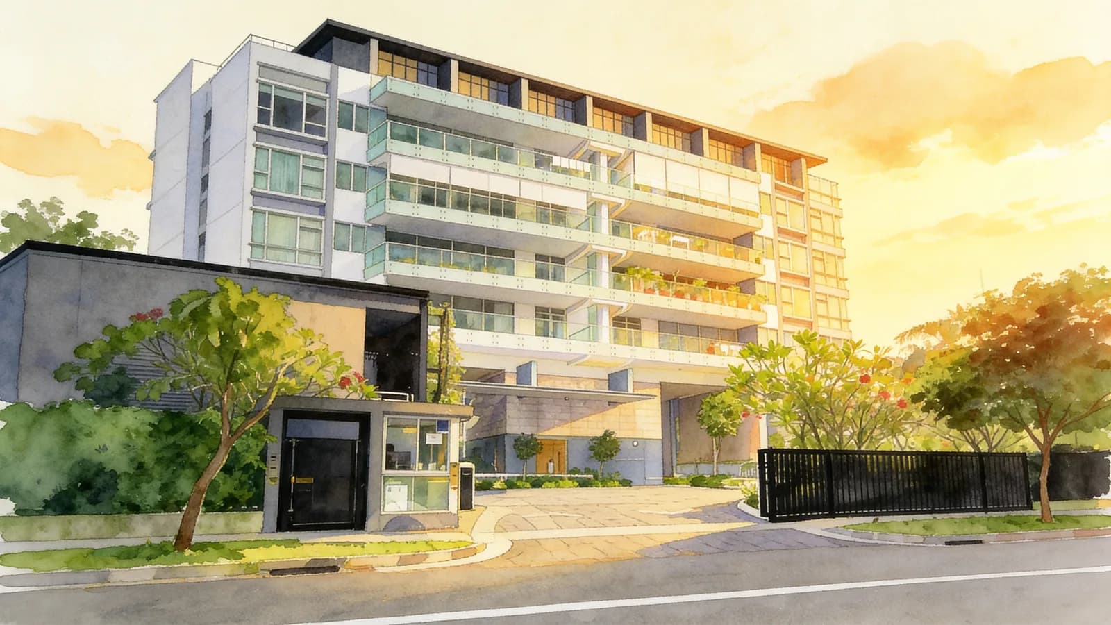 Newton Imperial, an 18-storey apartment in Novena. Illustration is AI-generated.