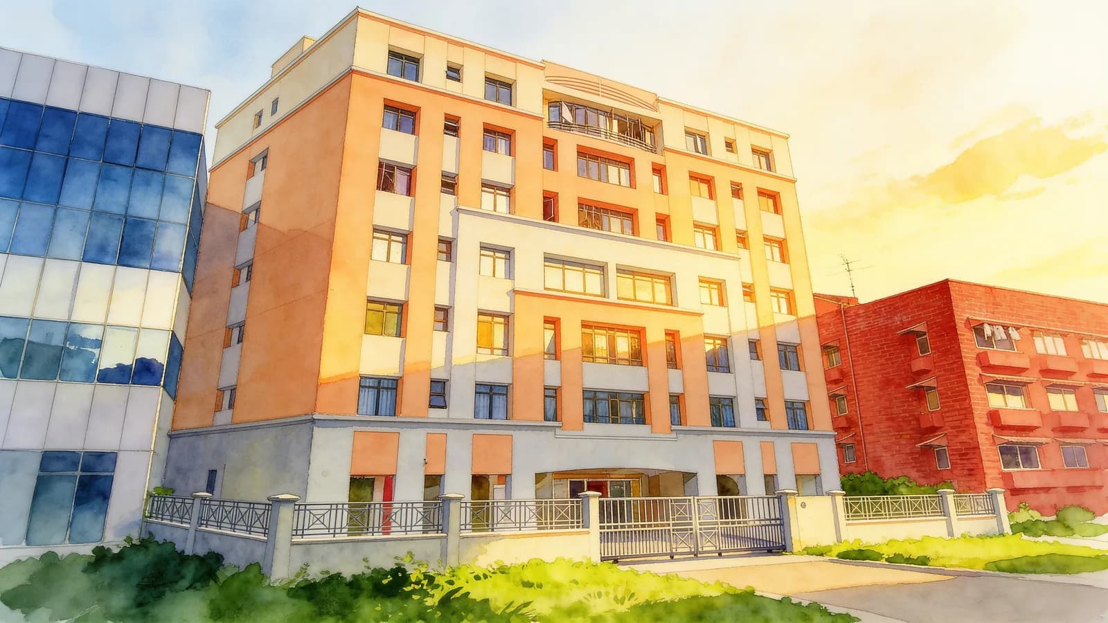 Skt Mansions, a condominium in Geylang. Illustration is AI-generated.