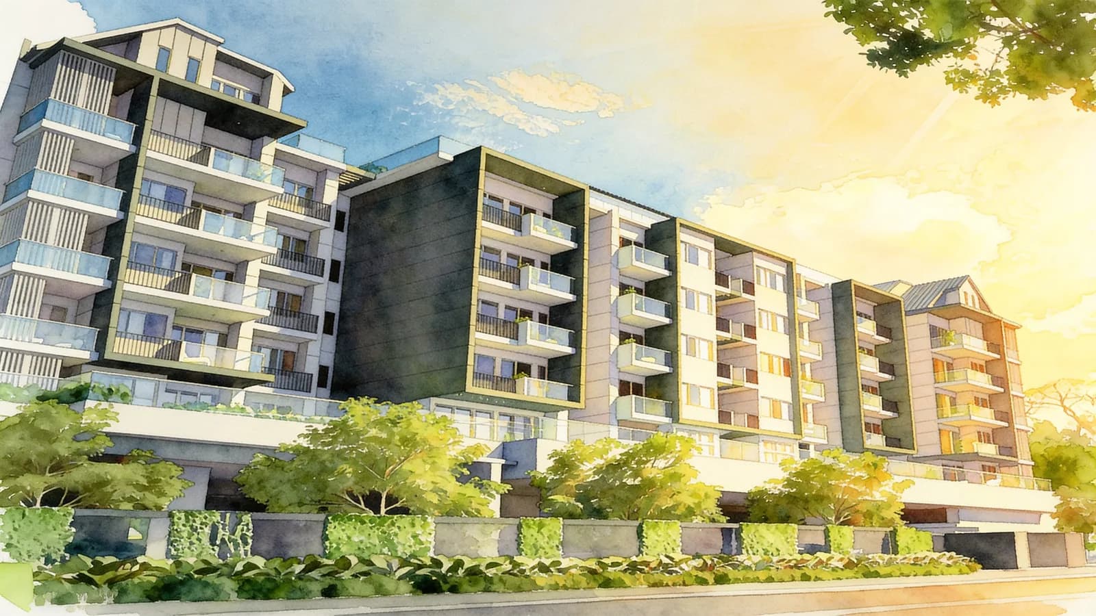 Hills Twoone, an apartment in Bukit Batok. Illustration is AI-generated.
