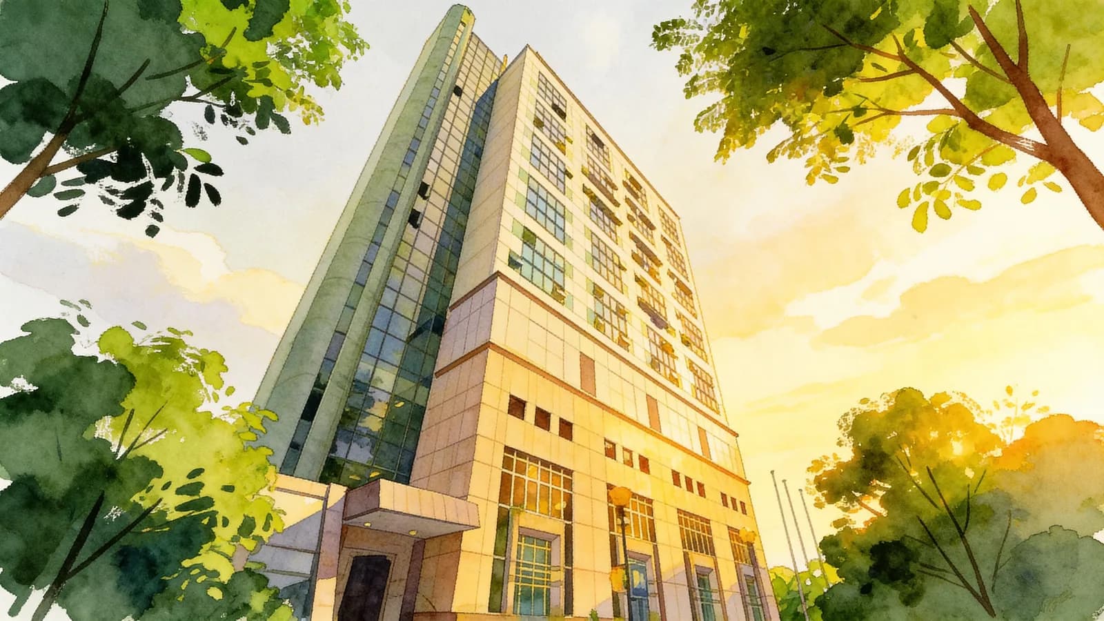 336 River Valley, an apartment in River Valley. Illustration is AI-generated.