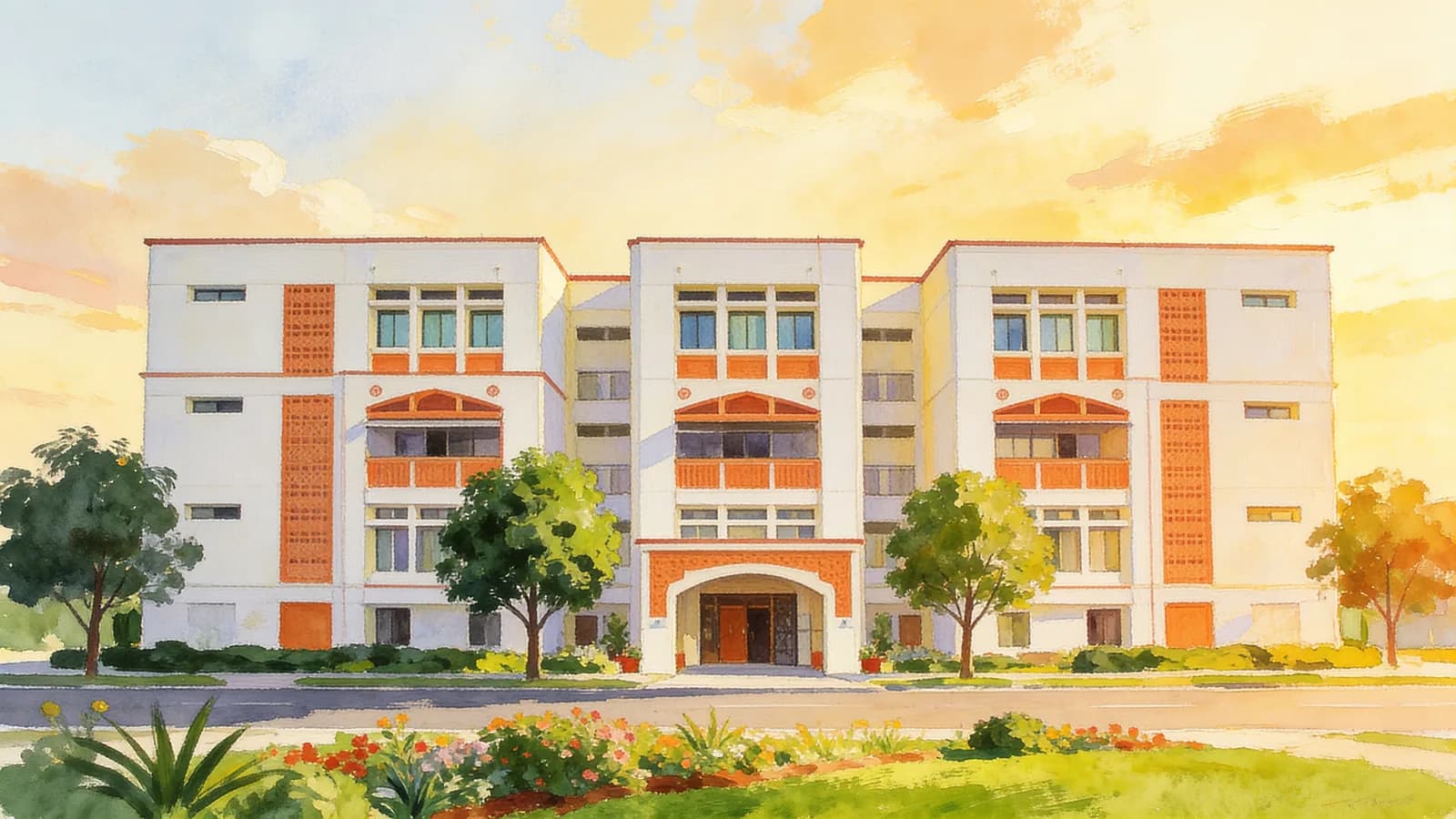 East Bay Gardens, a condominium in Bedok. Illustration is AI-generated.