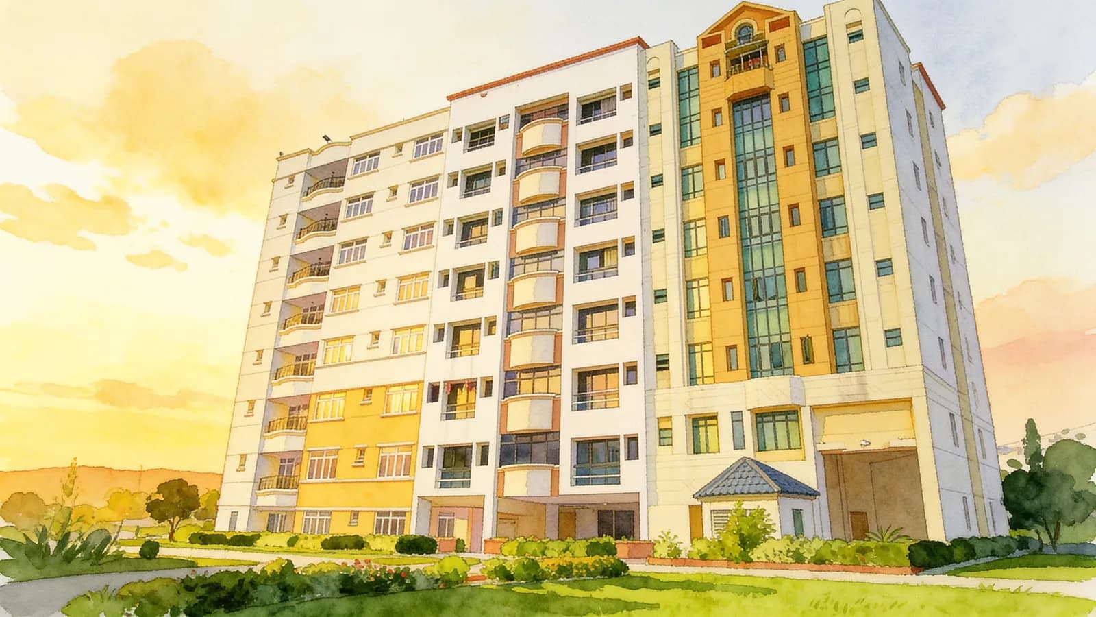 Tivoli Lodge, an apartment in Geylang. Illustration is AI-generated.