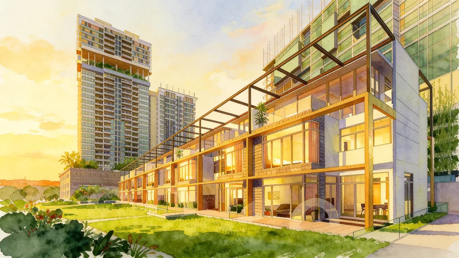 Seahill, a 28-storey condominium in Clementi. Illustration is AI-generated.