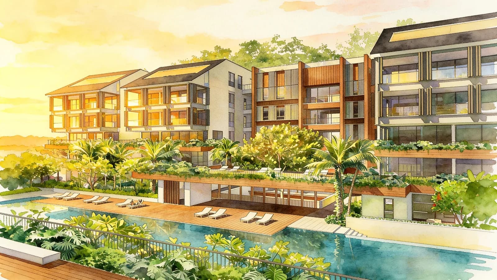 The Nassim, a 5-storey condominium in Tanglin. Illustration is AI-generated.
