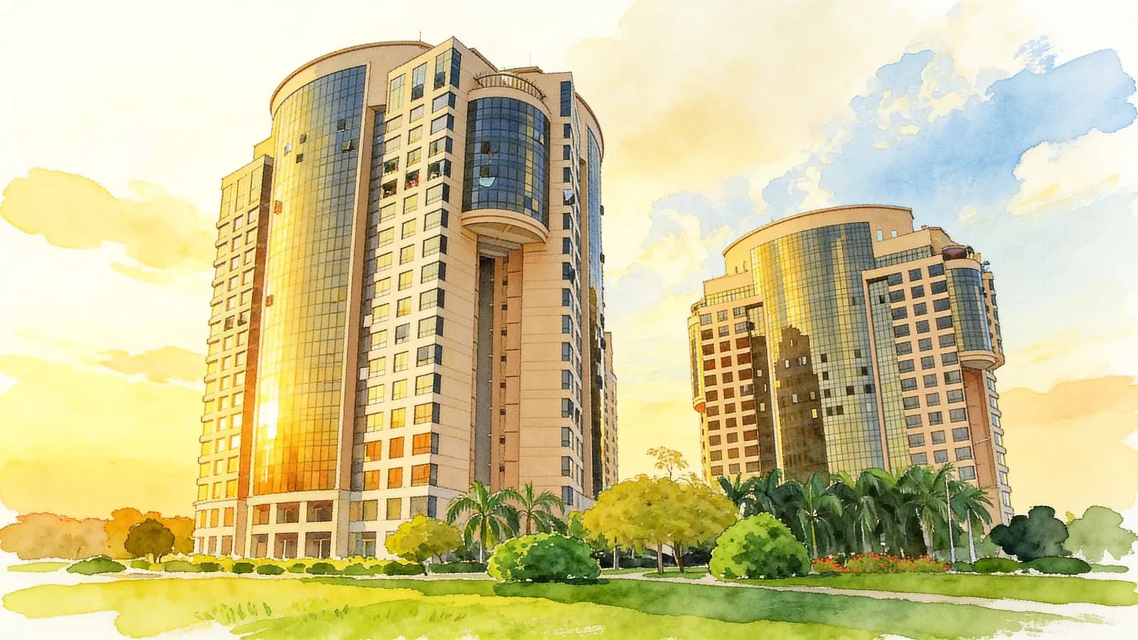 Heritage View, a 20-storey condominium in Queenstown. Illustration is AI-generated.