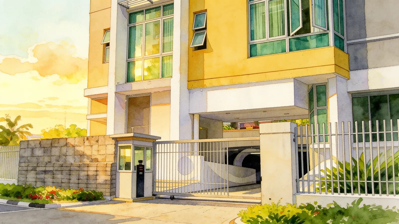 The Alcove, an 8-storey condominium in Geylang. Illustration is AI-generated.