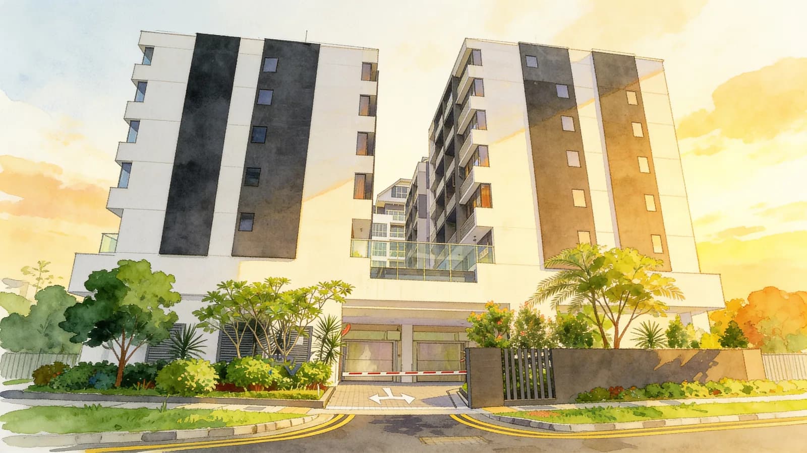 Rv Edge, a 7-storey condominium in Tanglin. Illustration is AI-generated.