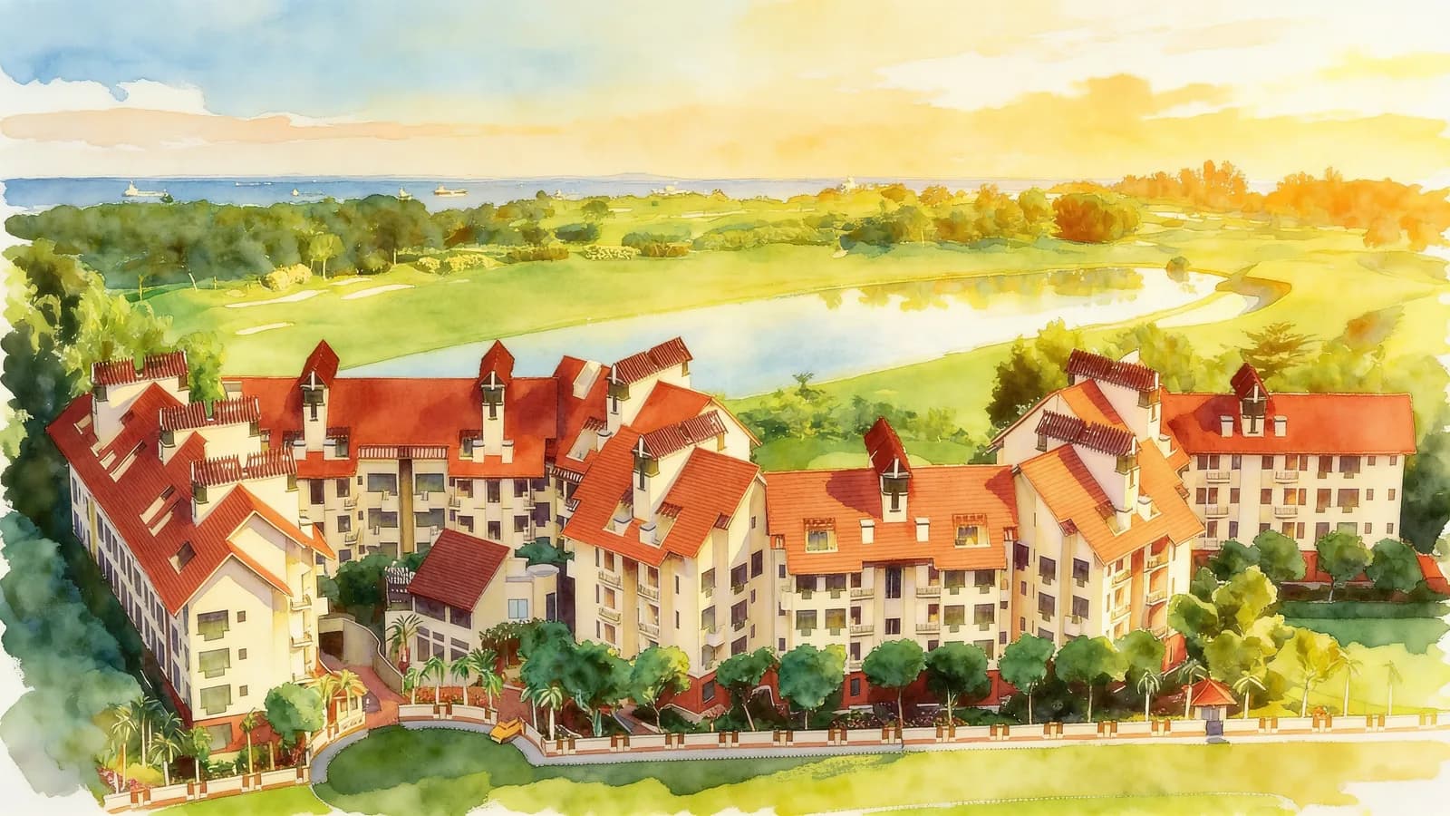Laguna 88, a condominium in Bedok. Illustration is AI-generated.