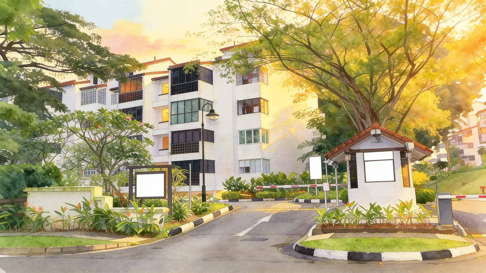The Dairy Farm, a 10-storey condominium in Bukit Panjang. Illustration is AI-generated.