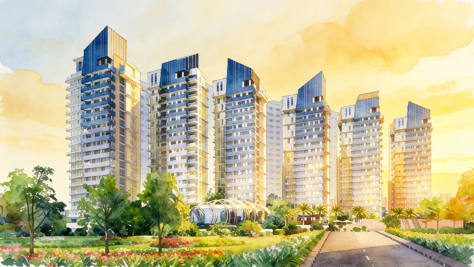 Thomson Grand, a 19-storey condominium in Bishan. Illustration is AI-generated.
