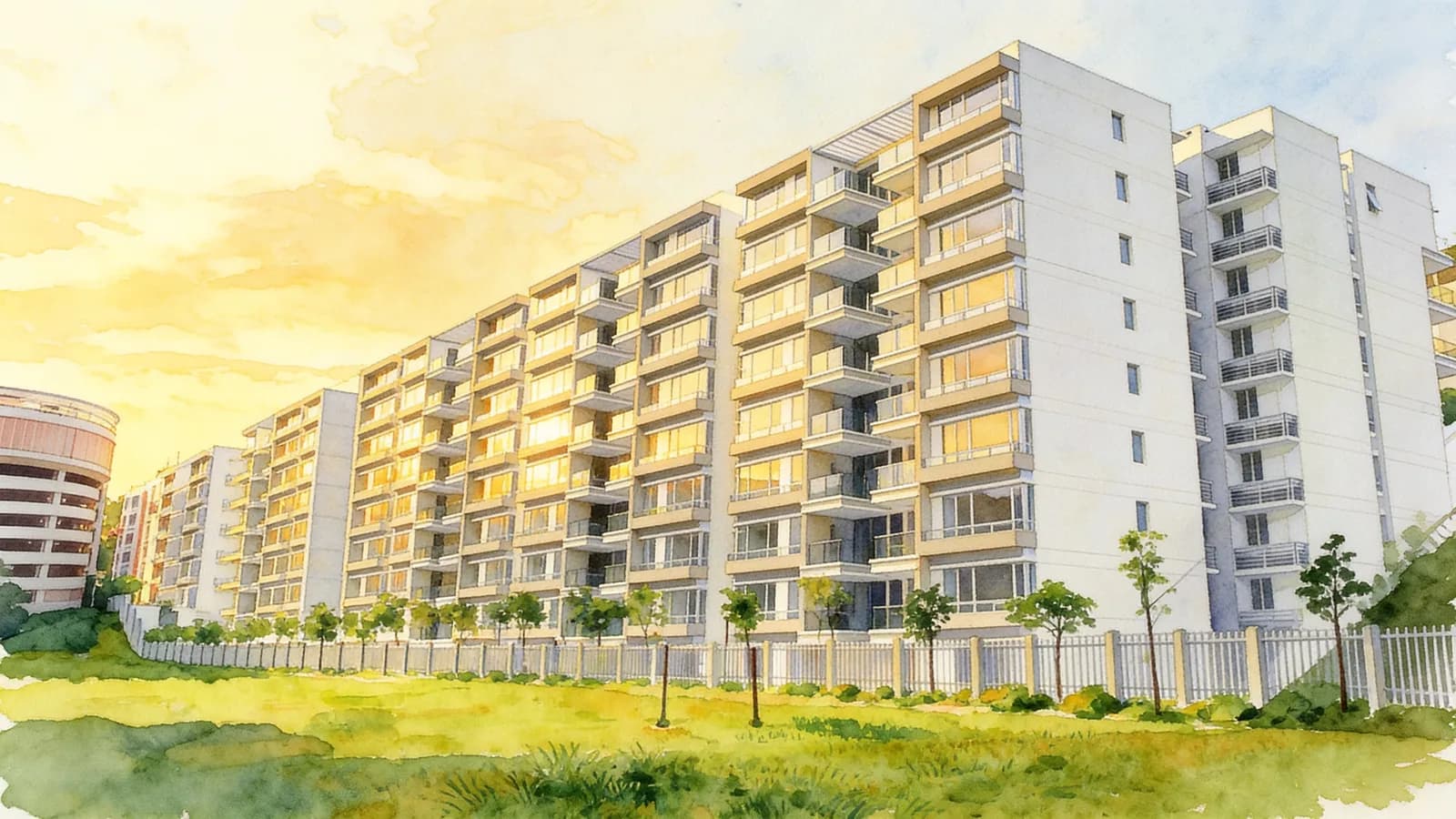 8 @ Mount Sophia, a 9-storey condominium in Rochor. Illustration is AI-generated.