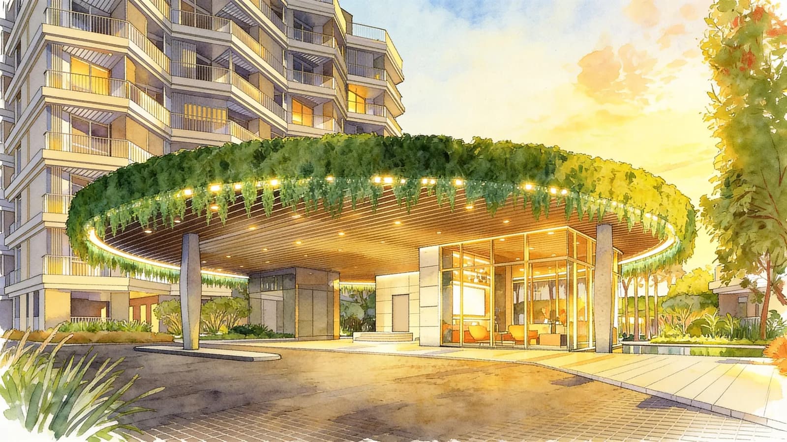 The Reef At King's Dock, a 10-storey condominium in Bukit Merah. Illustration is AI-generated.