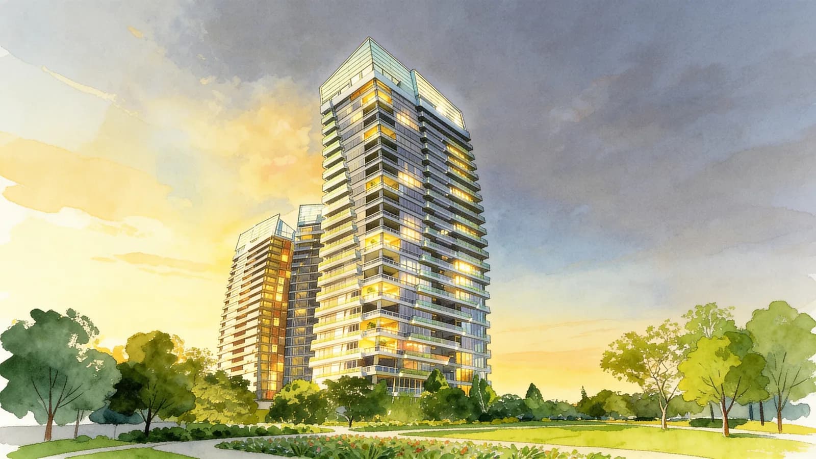 Gramercy Park, a condominium in Tanglin. Illustration is AI-generated.