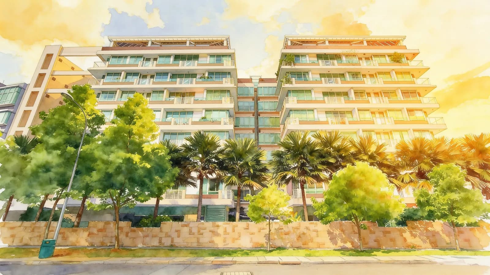 Parc Mackenzie, an apartment in Rochor. Illustration is AI-generated.