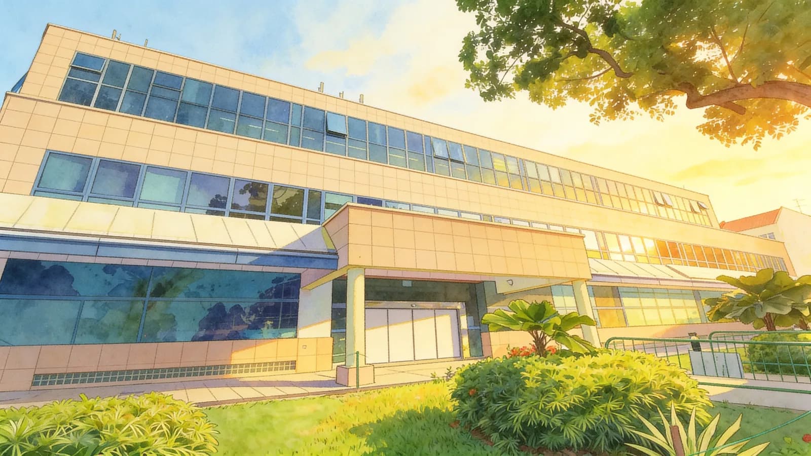Kembangan Plaza, a 4-storey apartment in Bedok. Illustration is AI-generated.