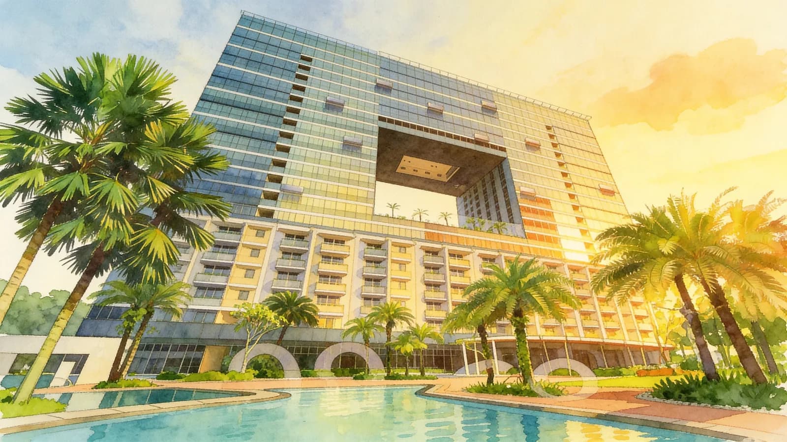 Orchard Scotts, a 20-storey condominium in Newton. Illustration is AI-generated.
