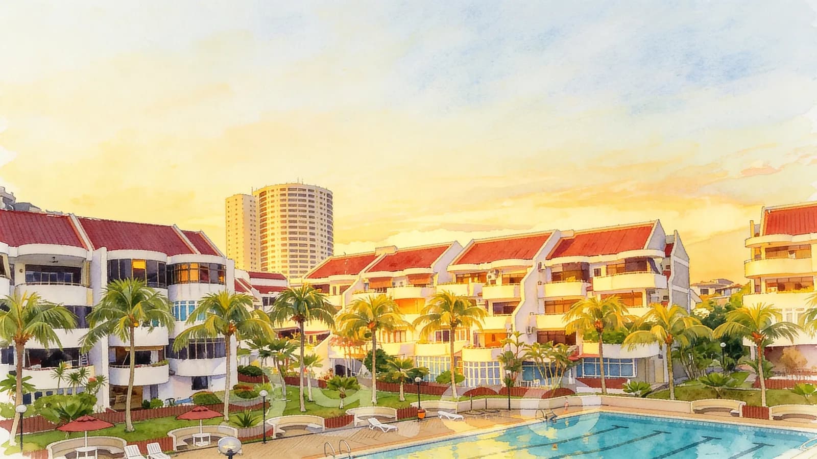 The Windsor, a condominium in Bishan. Illustration is AI-generated.