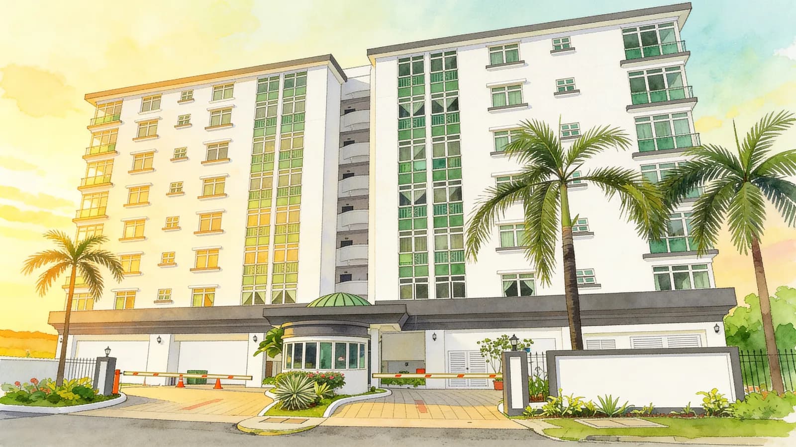 Kasturina Lodge, an 11-storey apartment in Tanglin. Illustration is AI-generated.