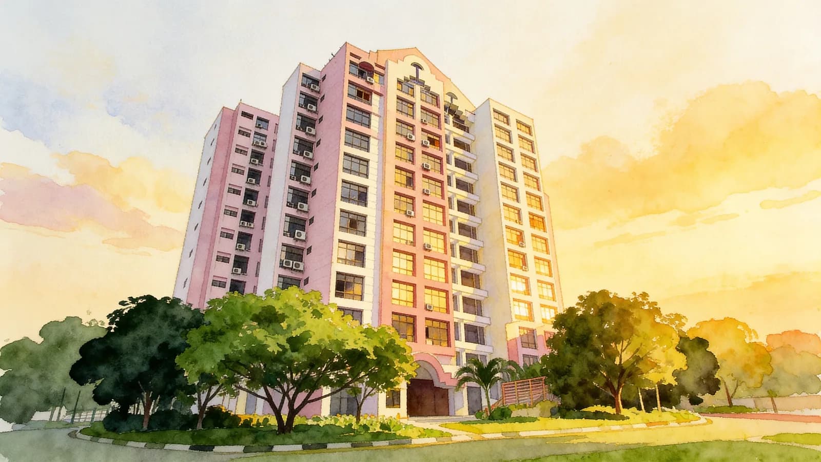 Marymount View, a condominium in Bishan. Illustration is AI-generated.