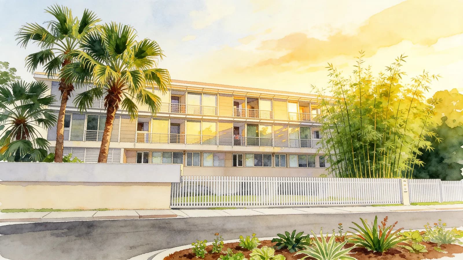 Eastside Loft, a condominium in Geylang. Illustration is AI-generated.