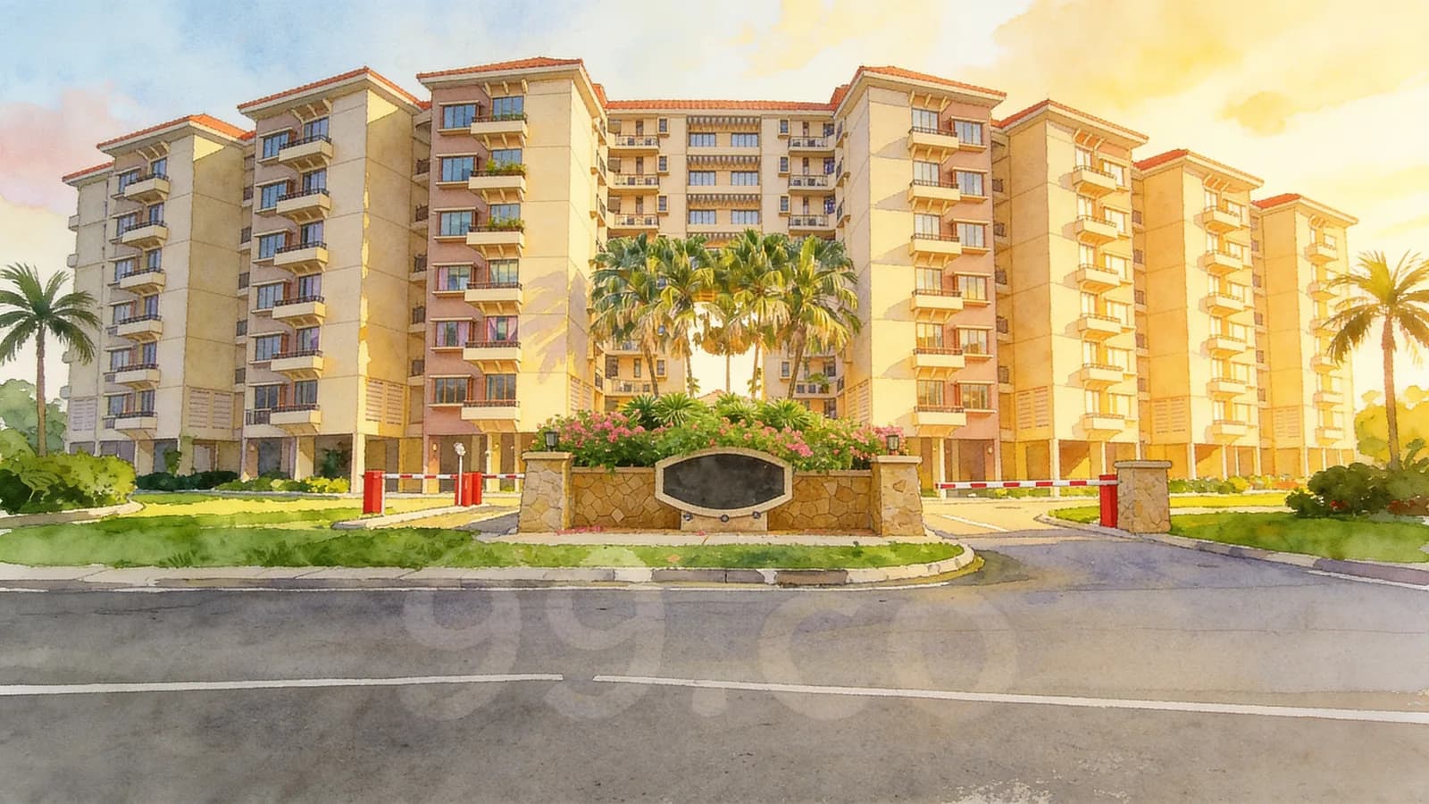 Tropical Spring, an 11-storey condominium in Tampines. Illustration is AI-generated.