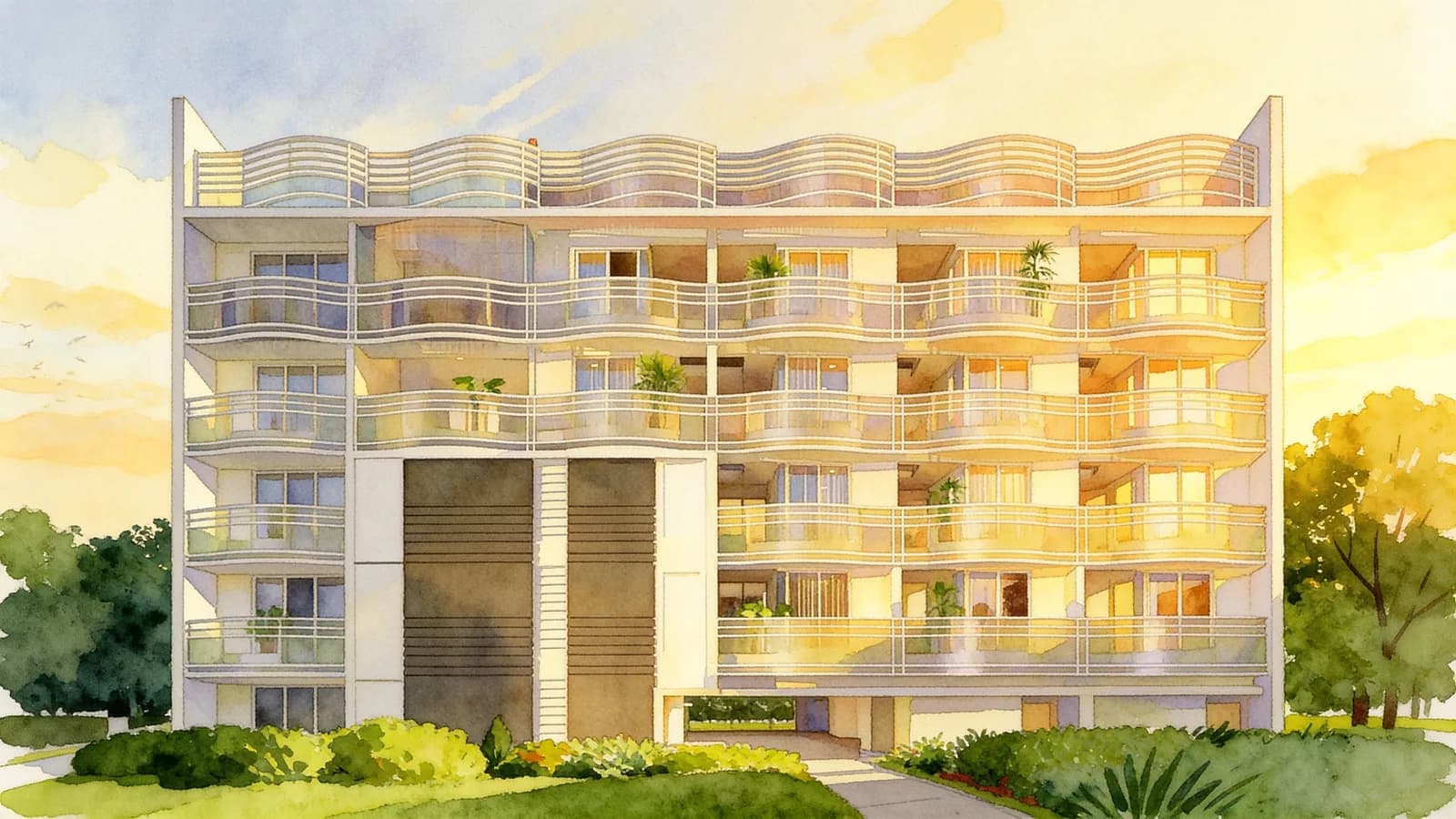 Treasures @ G20, a condominium in Geylang. Illustration is AI-generated.