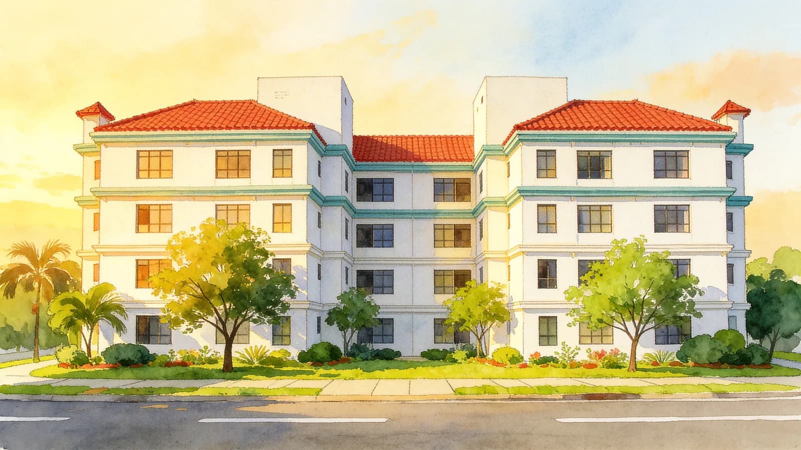 Casa Sarina, a condominium in Bedok. Illustration is AI-generated.