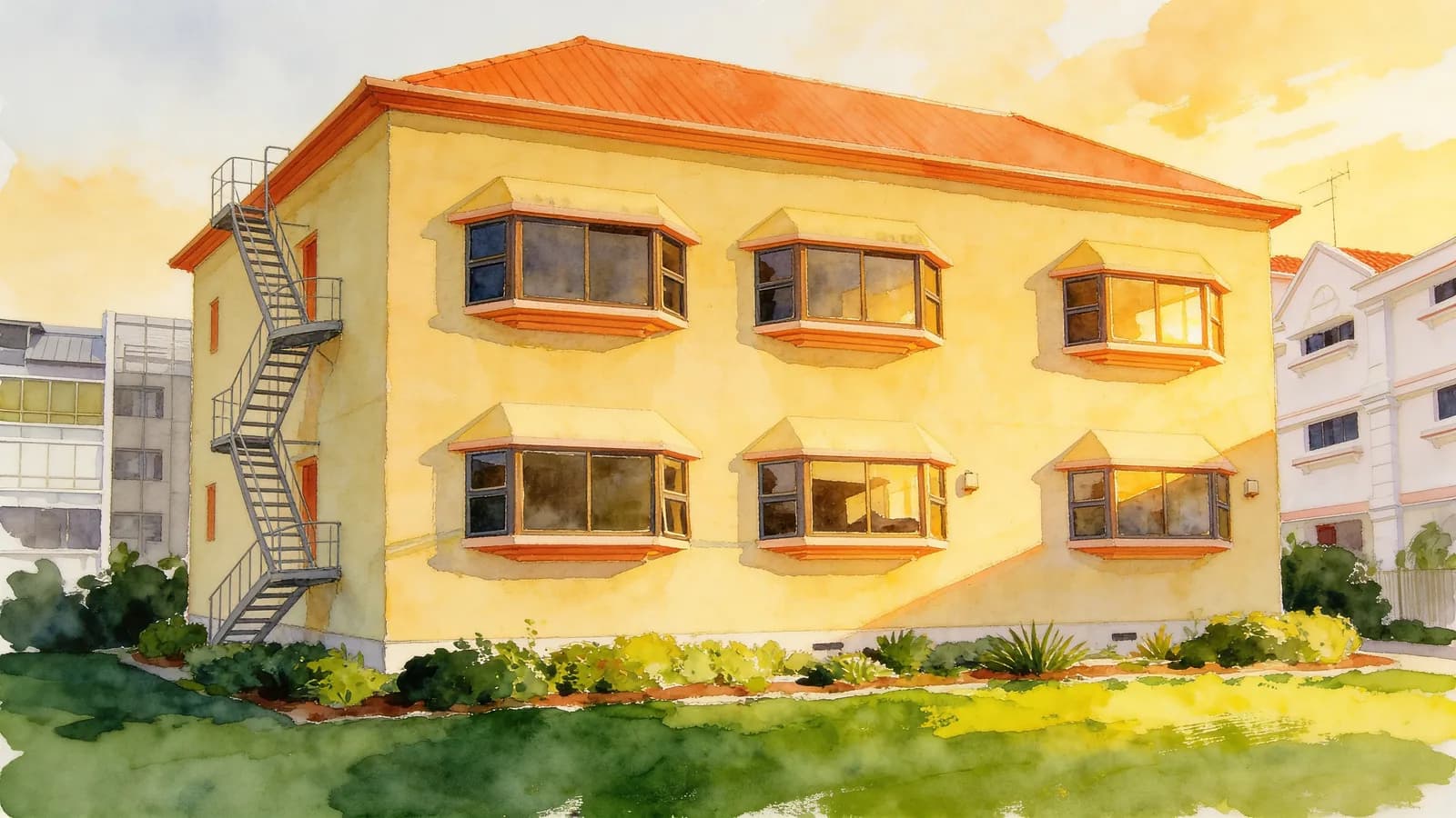 Duku Court, a condominium in Marine Parade. Illustration is AI-generated.