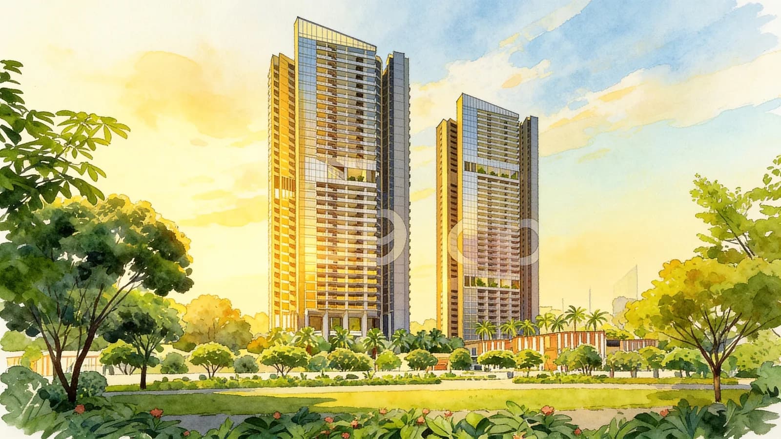 Commonwealth Towers, a 43-storey condominium in Queenstown. Illustration is AI-generated.