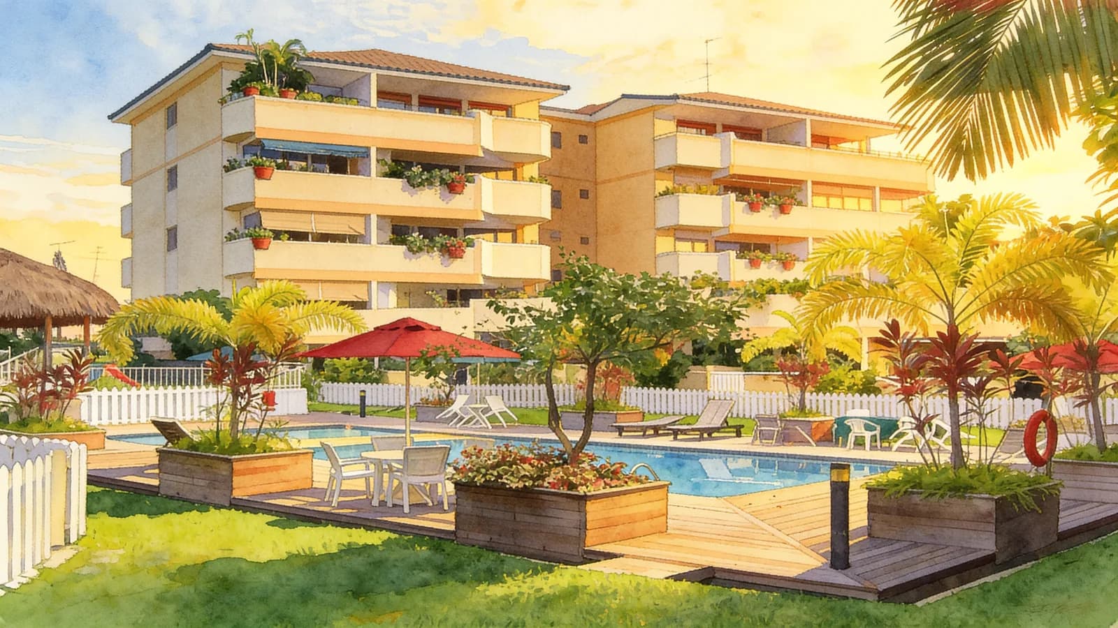 Casa Flora, a condominium in Bedok. Illustration is AI-generated.